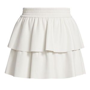 Alice + Olivia Jia Faux Leather Mini Skirt
